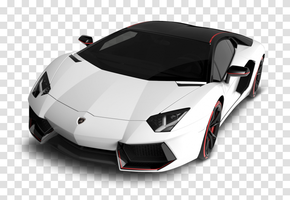 Royal Lamborghini Aventador White Car Image, Vehicle, Transportation, Sports Car, Sedan Transparent Png