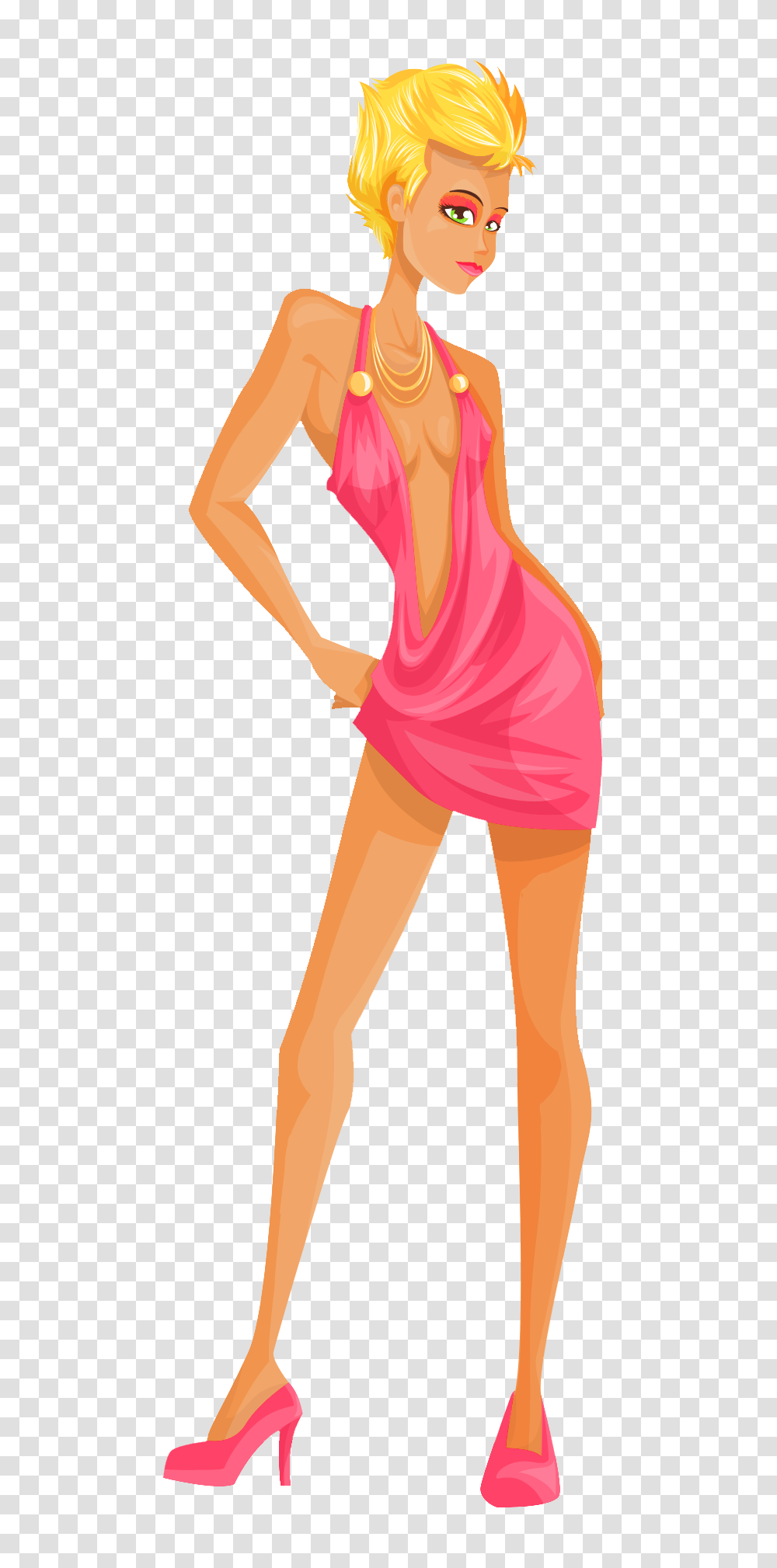 Sexy Girl Vector Image, Person, Human, Dance Pose, Leisure Activities Transparent Png