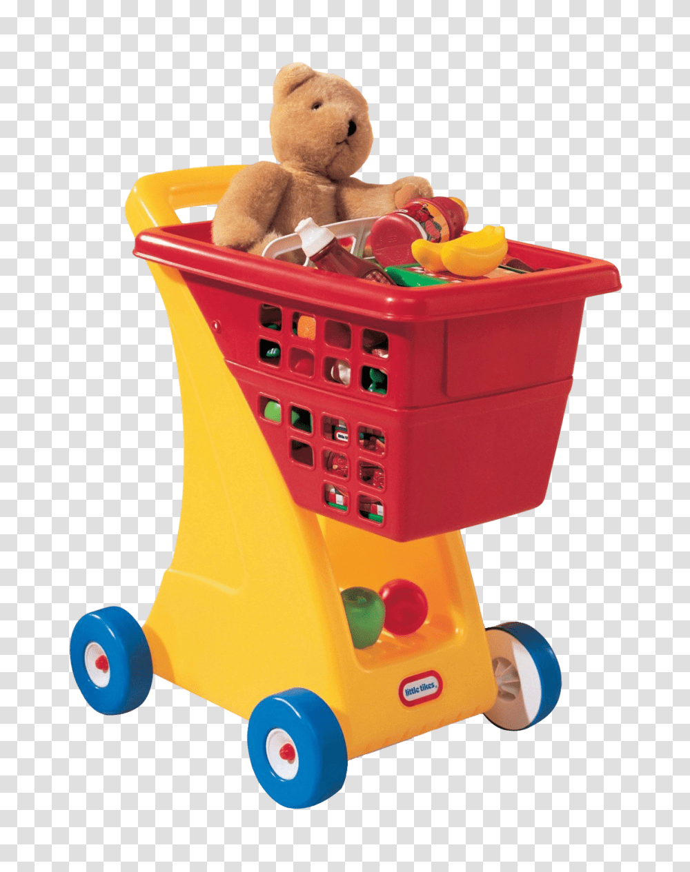 Shopping Cart Image, Toy, Teddy Bear, Plush, Lawn Mower Transparent Png