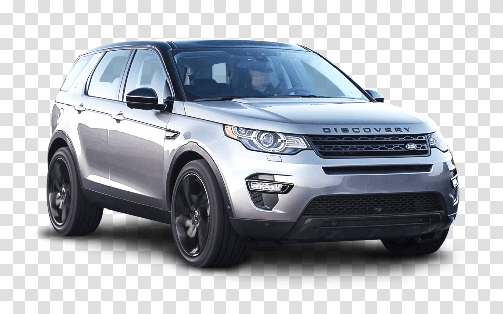 Silver Land Rover Discovery Car Image, Vehicle, Transportation, Automobile, Person Transparent Png