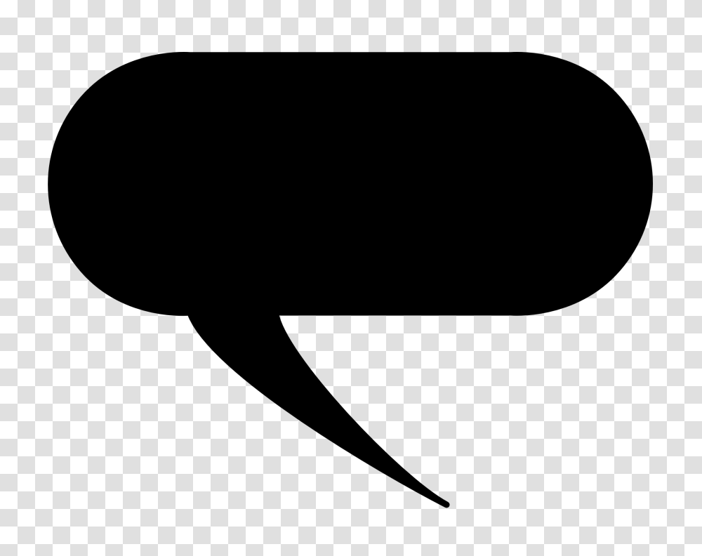 Speech Bubble Image, Animal, Silhouette, Sea Life, Mammal Transparent Png