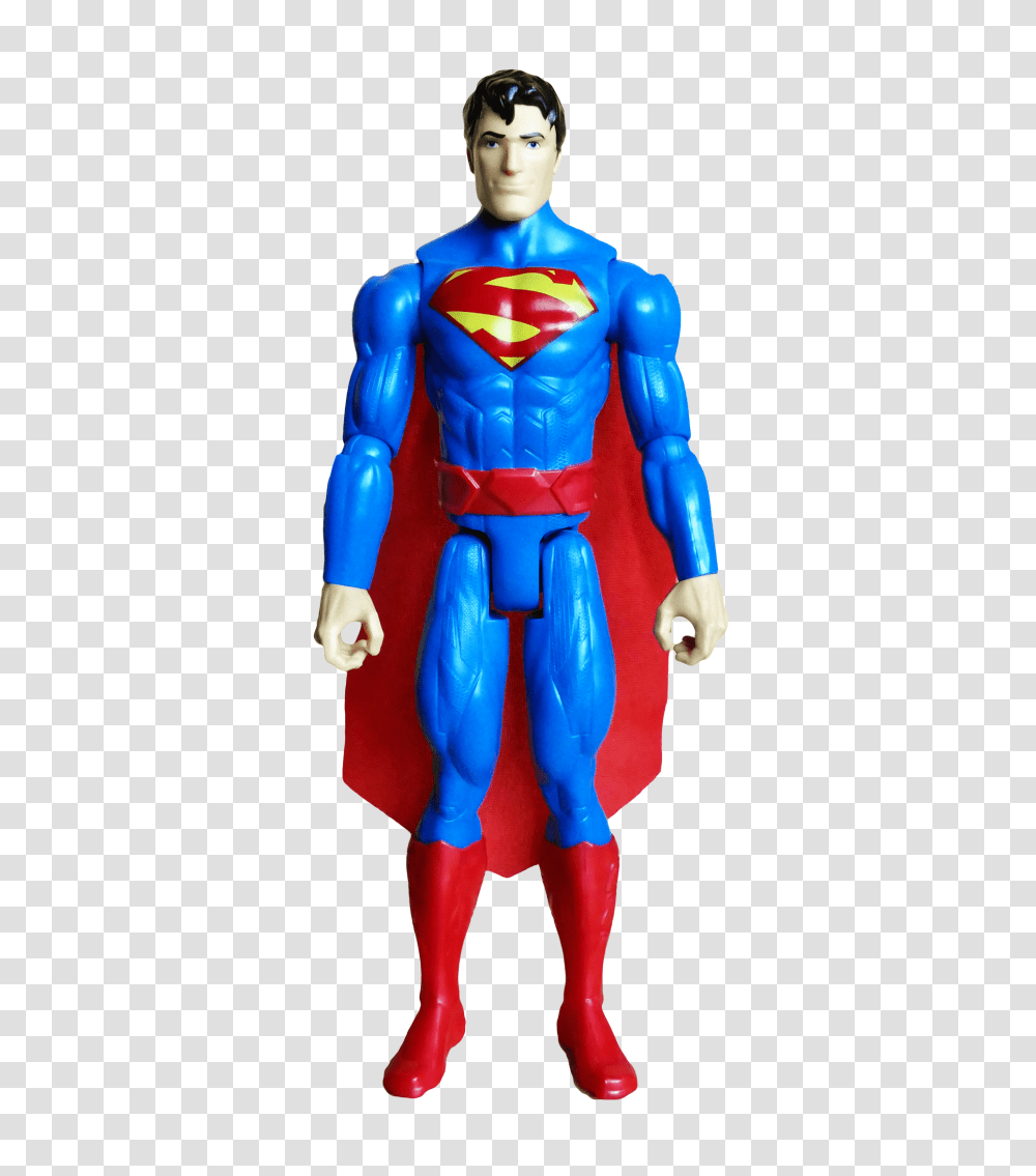 Superman Toys Image, Figurine, Person, Human, Cape Transparent Png