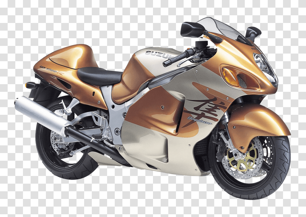 Suzuki GSX1300R Gold Motorcycle Bike Image, Transport, Machine, Vehicle, Transportation Transparent Png