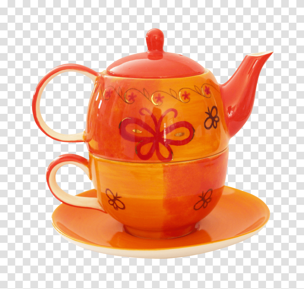Tea Pot Image, Food, Pottery, Teapot, Saucer Transparent Png
