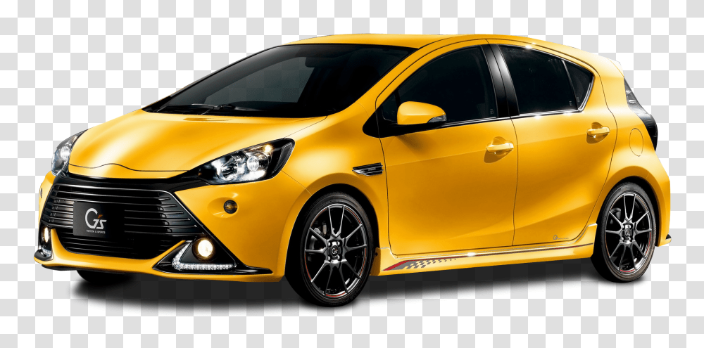 Toyota Aqua G Sports Car Image, Vehicle, Transportation, Sedan, Spoke Transparent Png
