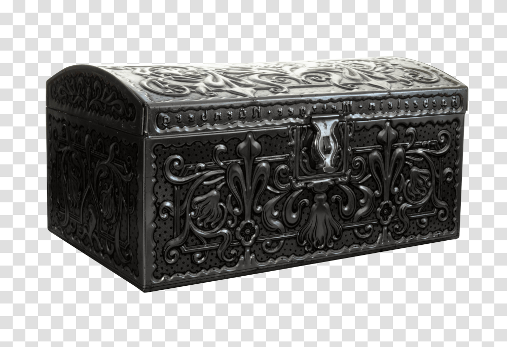 Treasure Chest Image, Furniture, Mailbox, Letterbox, Ottoman Transparent Png