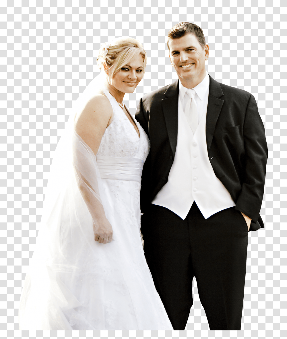 Wedding Couple Image, Person, Suit, Overcoat Transparent Png