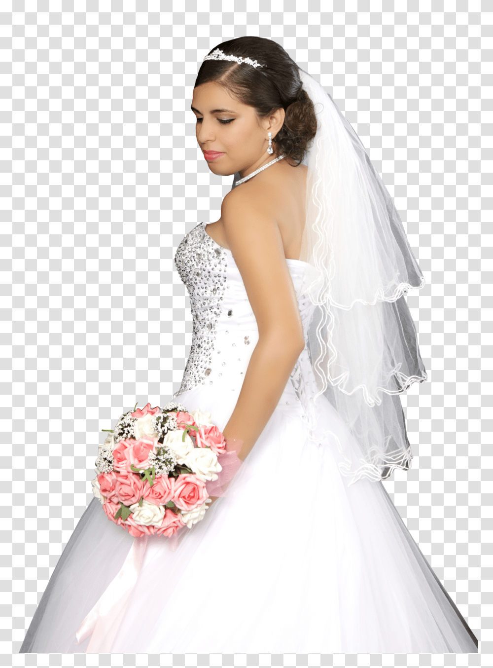 Wedding Girl Image, Person, Wedding Gown, Robe Transparent Png