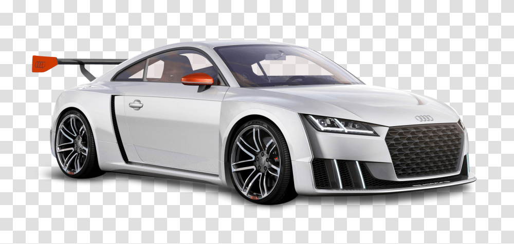 White Audi TT Clubsport Turbo Car Image, Sedan, Vehicle, Transportation, Sports Car Transparent Png