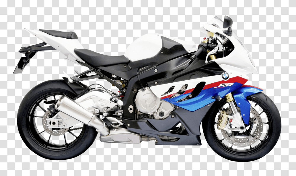 White BMW S1000RR Sport Motorcycle Bike Image, Transport, Vehicle, Transportation, Wheel Transparent Png