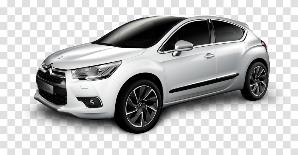 White Citroen DS4 Car Image, Vehicle, Transportation, Automobile, Sedan Transparent Png