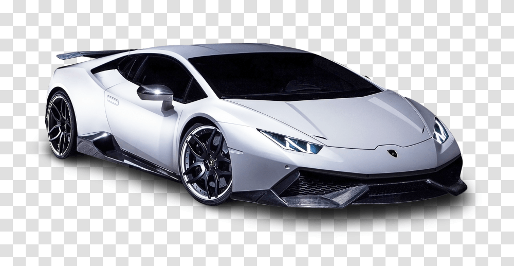 White Lamborghini Huracan Car Image, Vehicle, Transportation, Sports Car, Tire Transparent Png