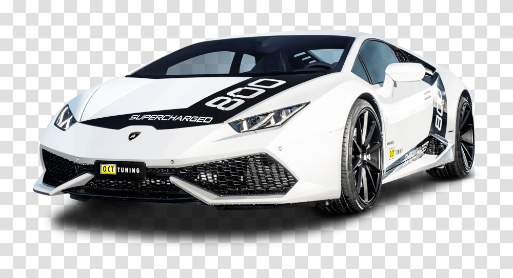 White Lamborghini Huracan O CT800 Supercharged Car Image, Wheel, Machine, Tire, Vehicle Transparent Png