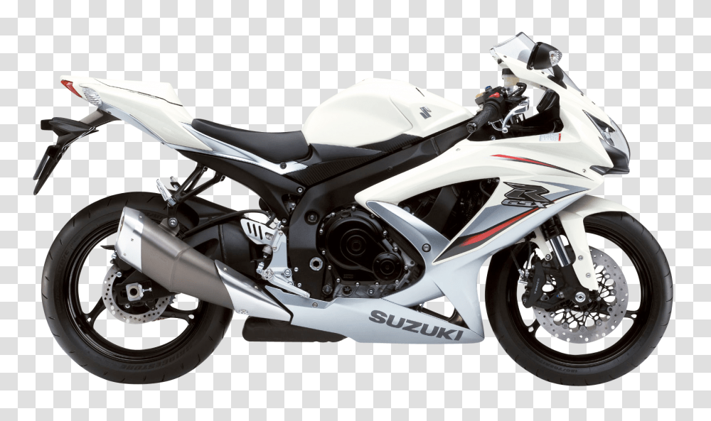 White Suzuki GSX R750A Motorcycle Bike Image, Transport, Vehicle, Transportation, Machine Transparent Png