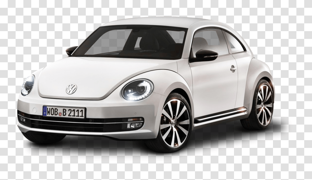 White Volkswagen Beetle Car Image, Sedan, Vehicle, Transportation, Bumper Transparent Png