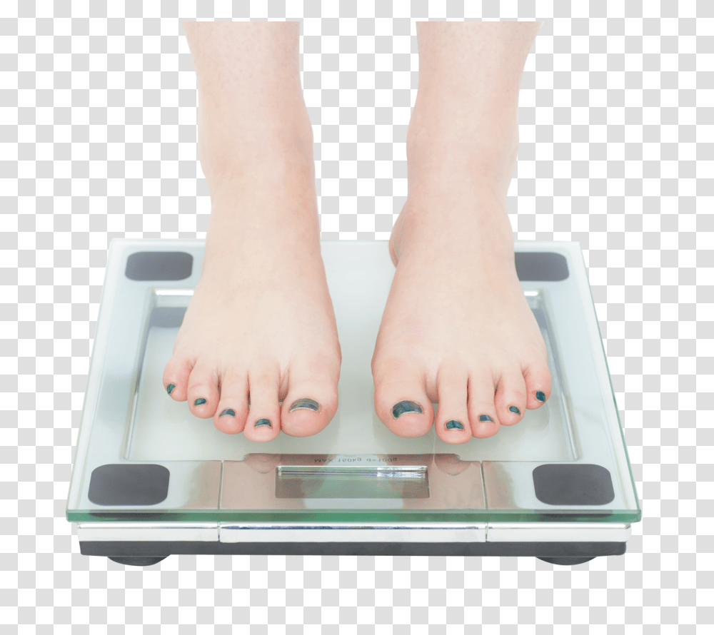 Woman Standing On Bathroom Scale Image, Person, Human, Ankle Transparent Png