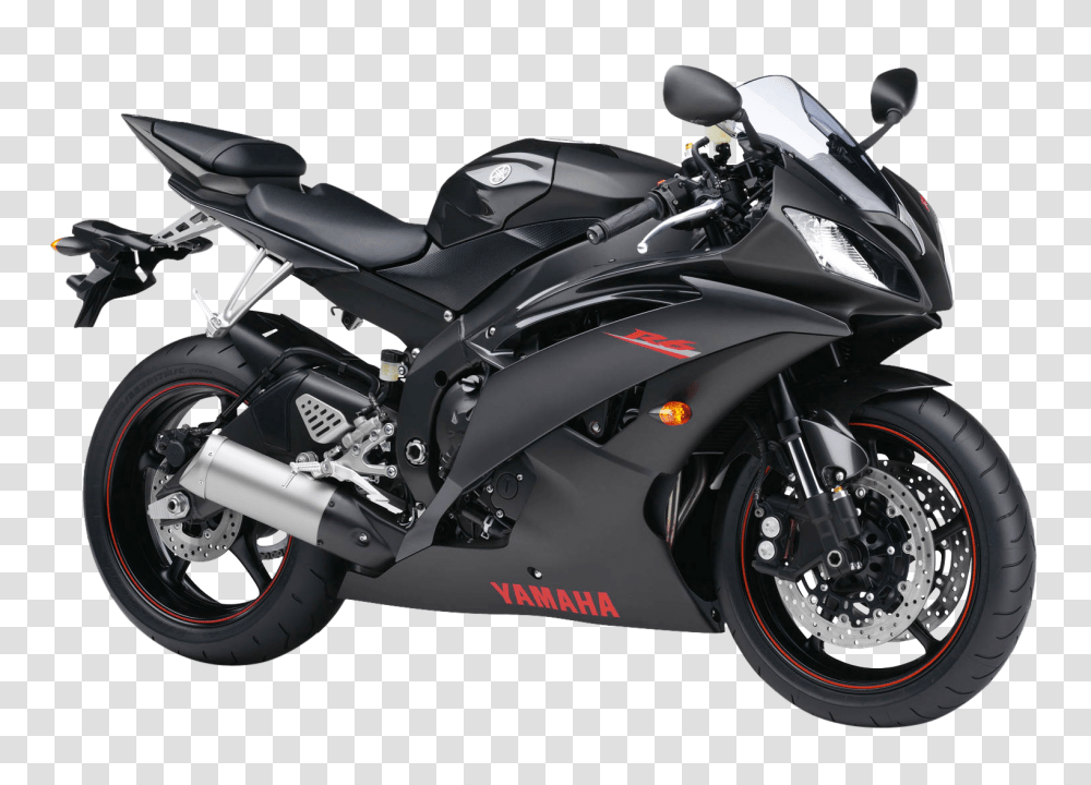 Yamaha R6 Black Sport Bike Image, Transport, Motorcycle, Vehicle, Transportation Transparent Png
