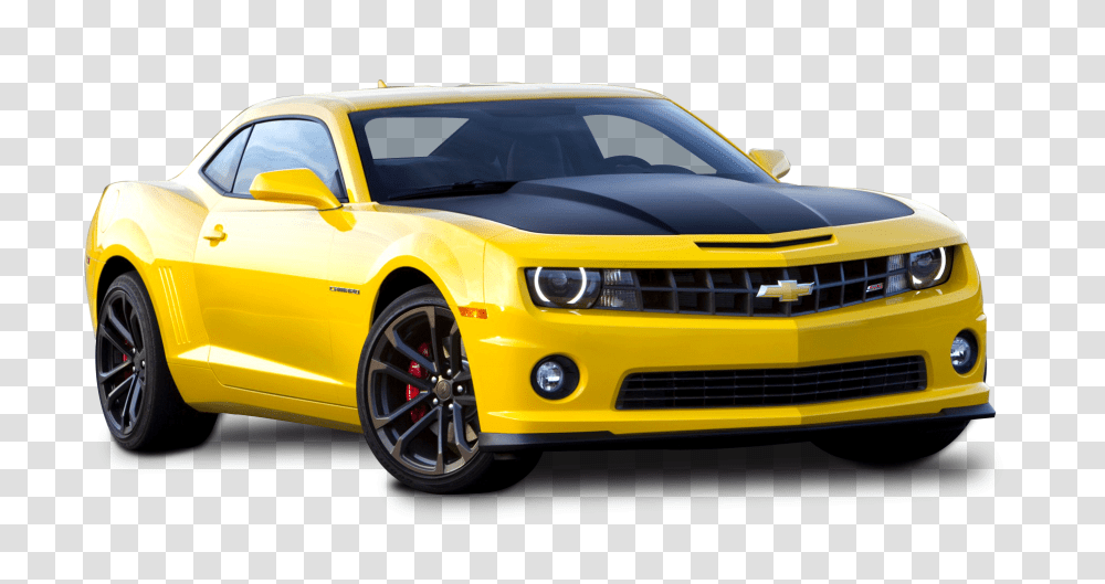 Yellow Chevrolet Camaro 1LE Car Image, Wheel, Machine, Vehicle, Transportation Transparent Png
