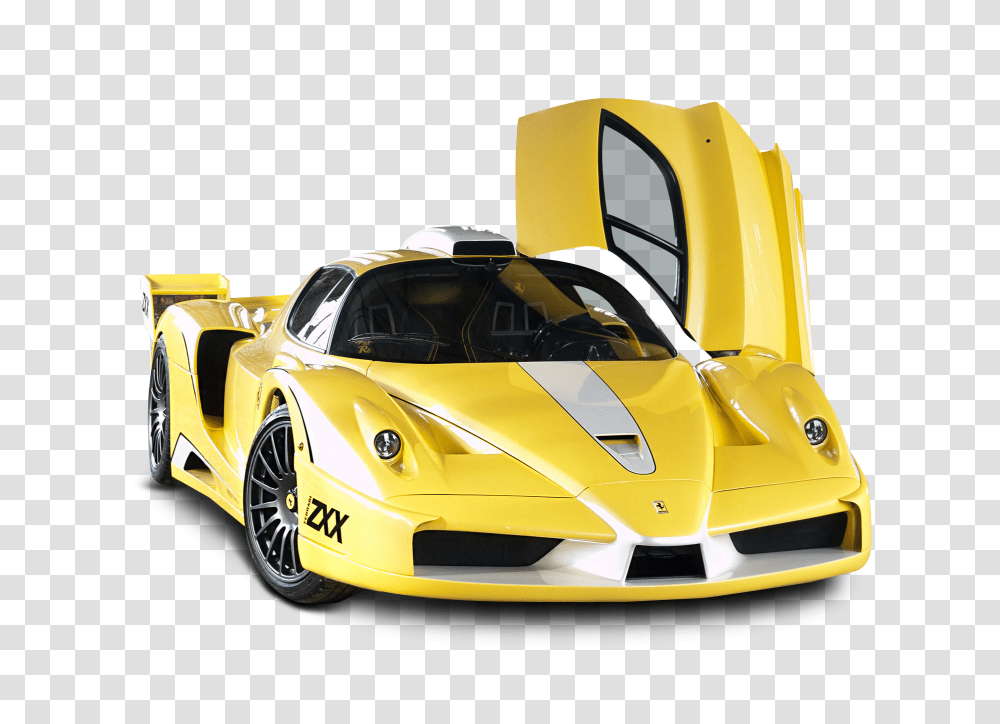 Yellow Ferrari Enzo Edo Car Image, Tire, Wheel, Machine, Car Wheel Transparent Png