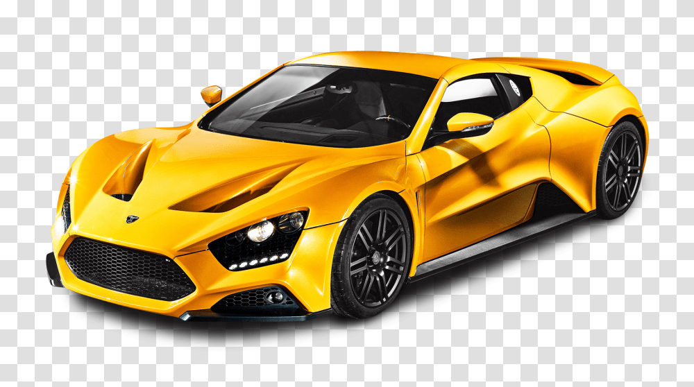 Yellow Zenvo ST1 Car Image, Sports Car, Vehicle, Transportation, Automobile Transparent Png