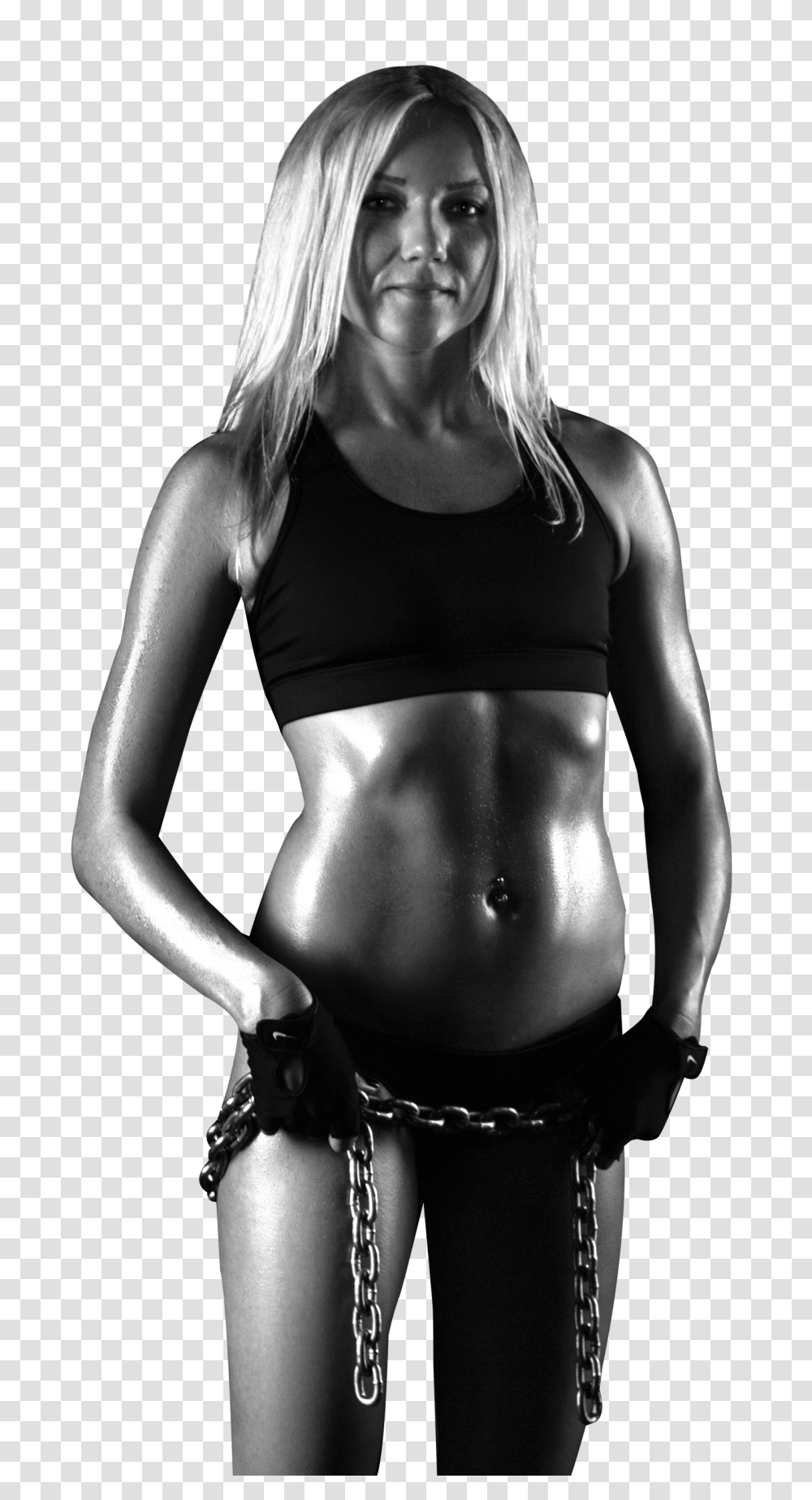 Young Fitness Woman With Muscular Body Image, Person, Working Out, Sport, Human Transparent Png