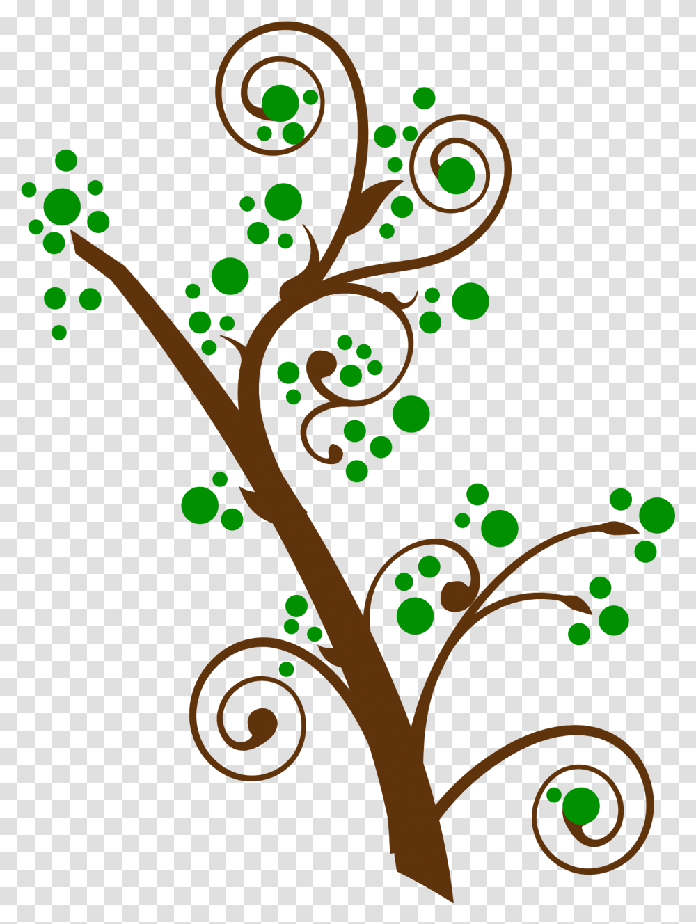 Tree Swirl, Floral Design, Pattern Transparent Png