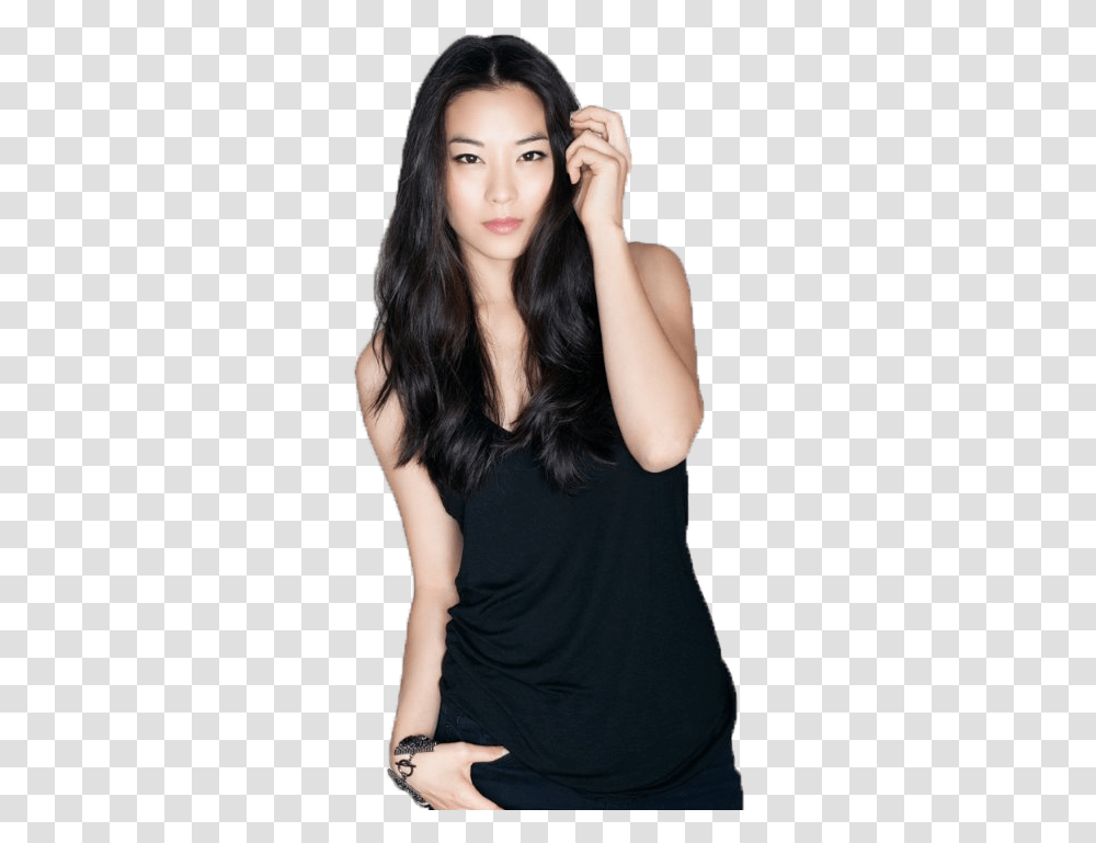 Pngs Of The Lovely Arden Sexy Kira Teen Wolf, Person, Human, Hair, Black Hair Transparent Png