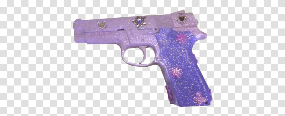 Pngs Vintage Gun Purple Purplepng Aesthetic Gun, Weapon, Weaponry, Handgun, Water Gun Transparent Png