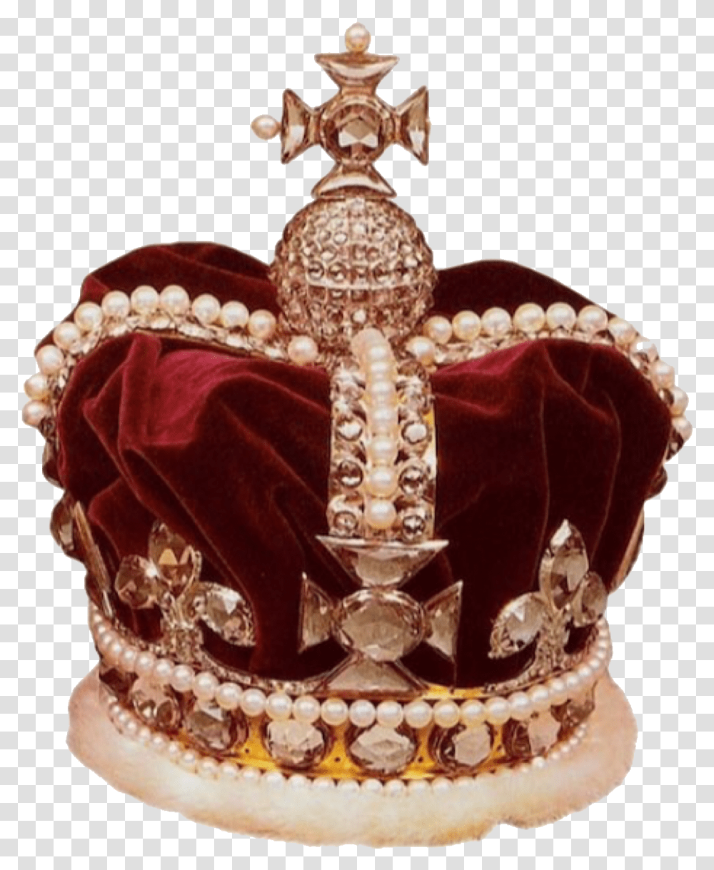 Pngtumblr Pngs Crown Redvelvet Red Gold Goldencrown Tiara, Jewelry, Accessories, Accessory, Birthday Cake Transparent Png