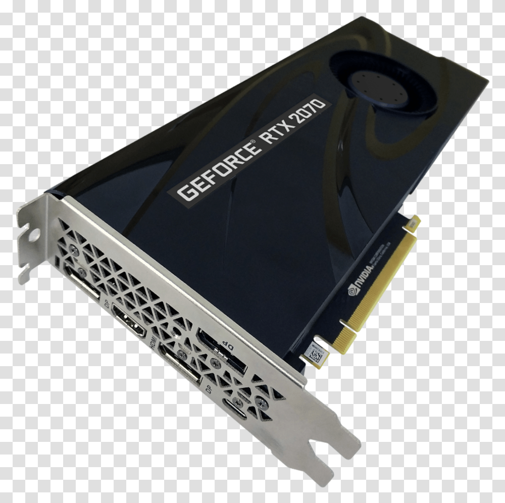 Pny Graphics Cards Geforce Rtx 2070 Blower Ra, Electronics, Hardware, Computer, Adapter Transparent Png