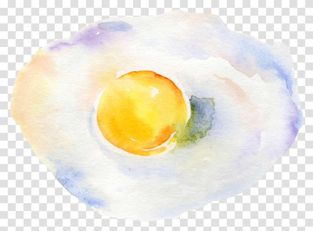 Poached Eggs Picture 595560 Watercolor Paint, Food, Orange, Citrus Fruit, Plant Transparent Png