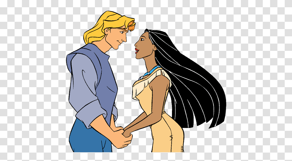 Pocahontas And John Smith Clip Art Disney Clip Art Galore, Person, Hand, Female, Girl Transparent Png