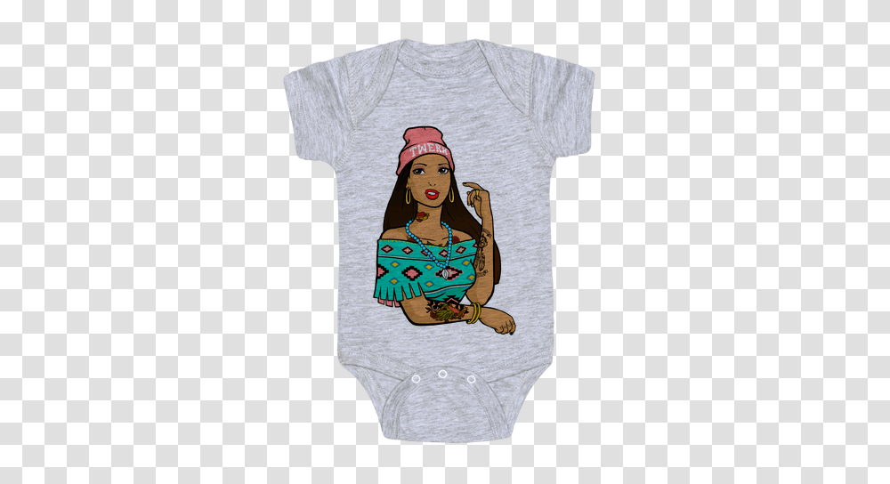 Pocahontas Baby Onesies Lookhuman, Apparel, T-Shirt, Person Transparent Png
