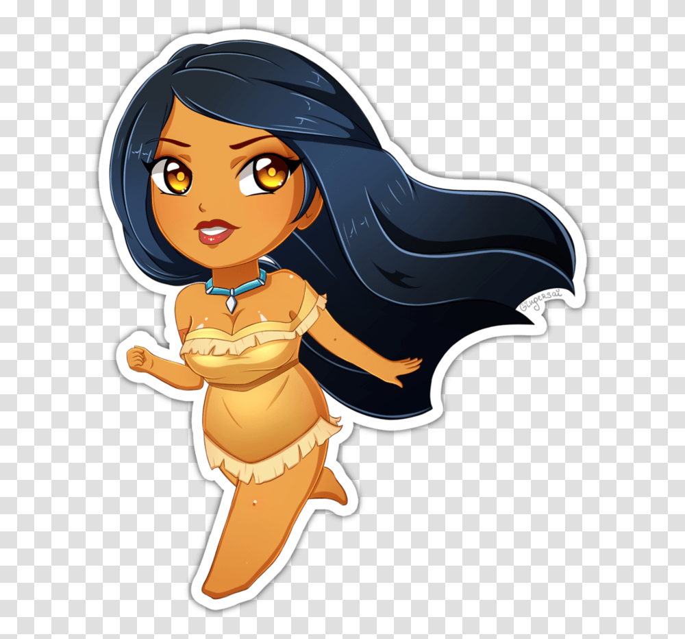 Pocahontas Dibujo Color, Apparel, Female, Outdoors Transparent Png