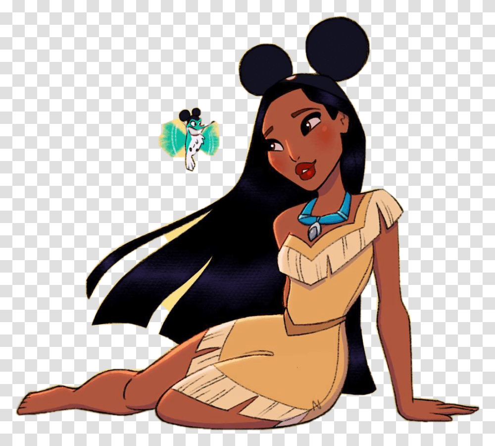 Pocahontas Disney Cute Cartoon Drawing Xxxfreetoedit Pocahontas Disney Princess, Female, Person, Girl Transparent Png
