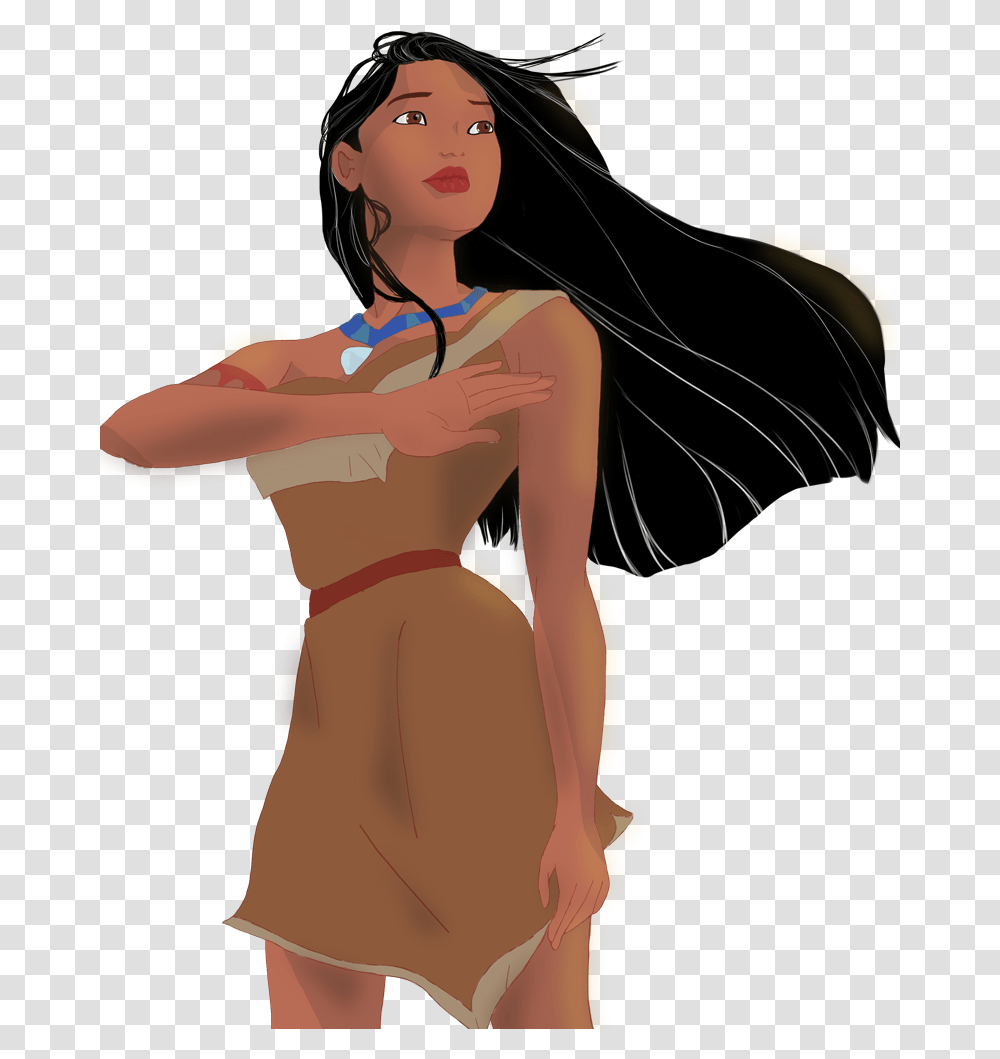 Pocahontas Illustration, Person, Female, Juggling Transparent Png