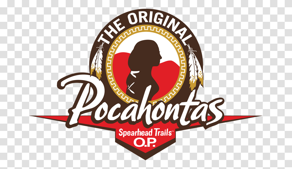 Pocahontas Logo Final Trans Spearhead Trails Original Pocahontas, Poster, Advertisement, Beverage Transparent Png