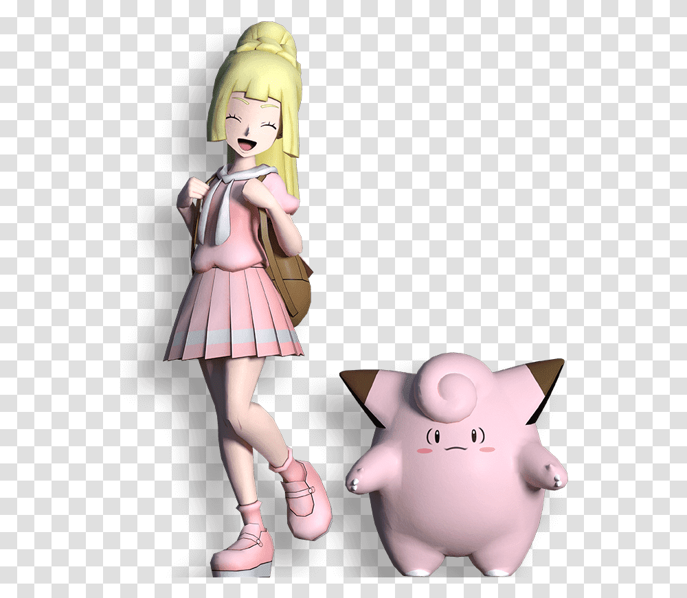 Pocemon Girly, Figurine, Doll, Toy, Person Transparent Png