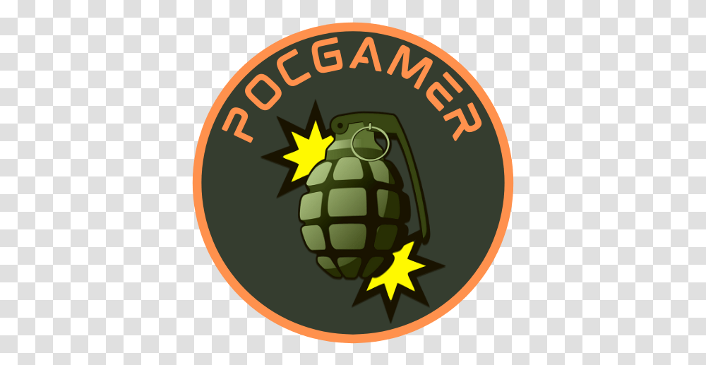 Pocgamer Grenade Favicon, Weapon, Weaponry, Bomb Transparent Png