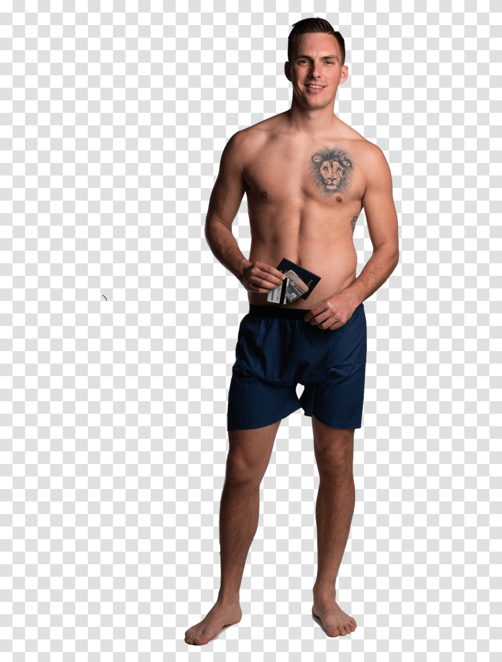 Pocket Boxer Barechested, Skin, Person, Human, Tattoo Transparent Png