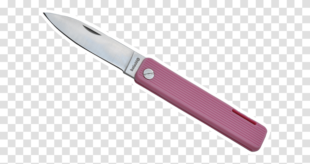 Pocket Knife Papagayo Pink Utility Knife, Weapon, Weaponry, Blade, Letter Opener Transparent Png