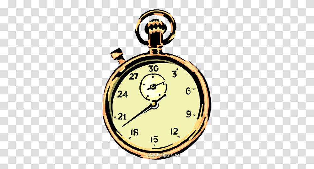 Pocket Watch Royalty Free Vector Clip Art Illustration, Clock Tower, Architecture, Building, Stopwatch Transparent Png