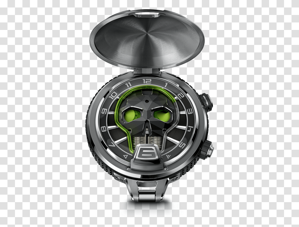 Pocket Watch With Skull, Wristwatch, Digital Watch Transparent Png