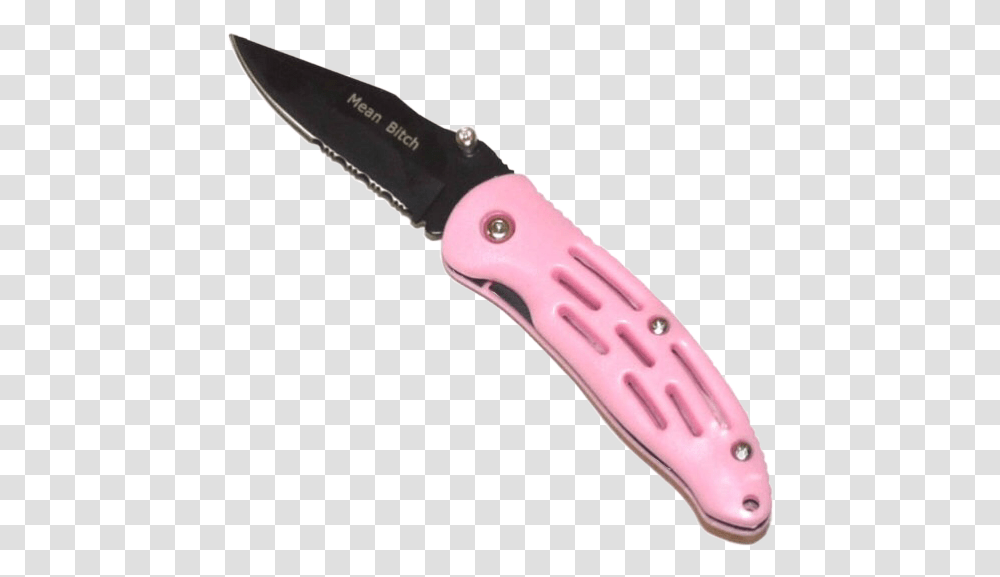 Pocketknife Pinkaesthetic Knife Knives Knifeplay Pink Cute Knife, Blade, Weapon, Weaponry, Letter Opener Transparent Png