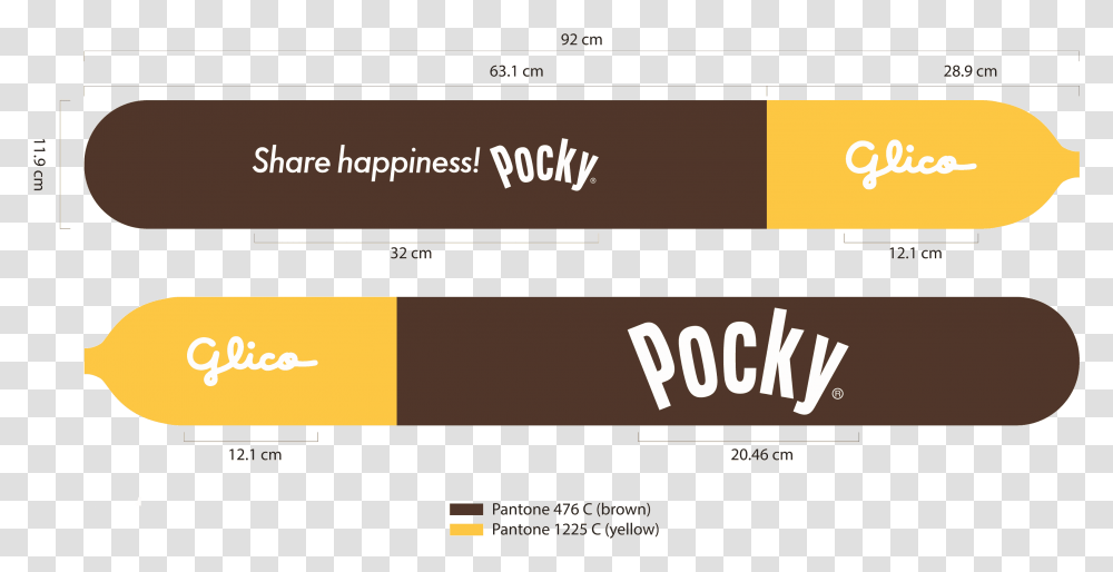 Pocky Cheering Stick Pocky, Text, Word, Label, Alphabet Transparent Png
