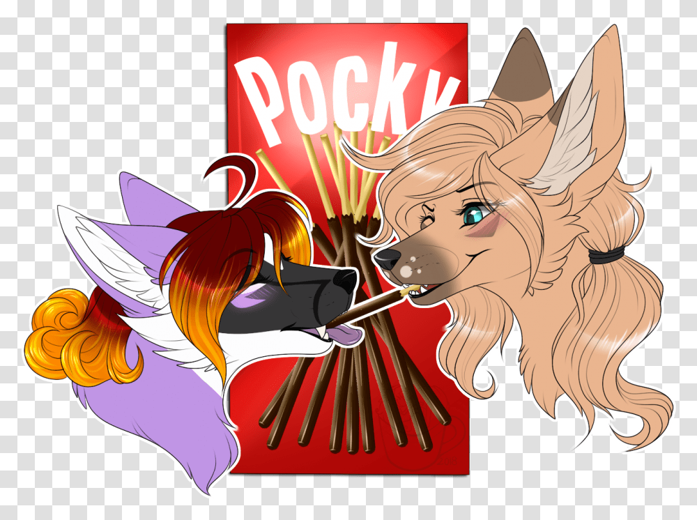 Pocky Game Blind Date Night And Sparky Cartoon, Comics, Book, Animal Transparent Png