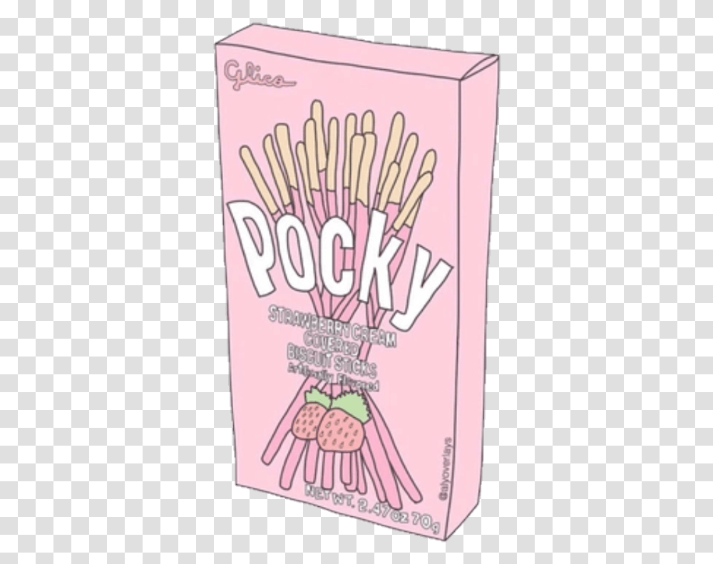 Pocky Pastelpink Pink Kawaii Pink Pocky, Incense, Label Transparent Png