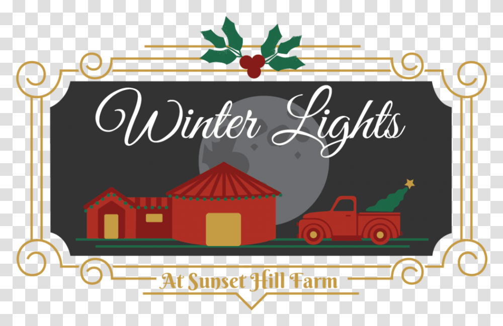 Poco Park Winter Lights Logo Full Color Christmas Card, Poster, Advertisement, Leisure Activities Transparent Png
