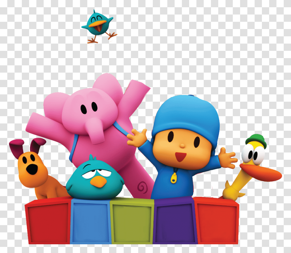 Pocoyo Clipart, Crowd, Toy, Super Mario, Peeps Transparent Png