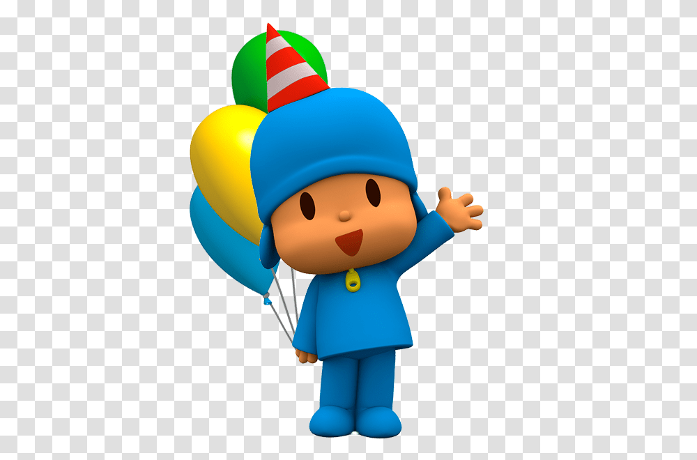 Pocoyo Eating An Apple, Toy, Doll, Elf, Figurine Transparent Png